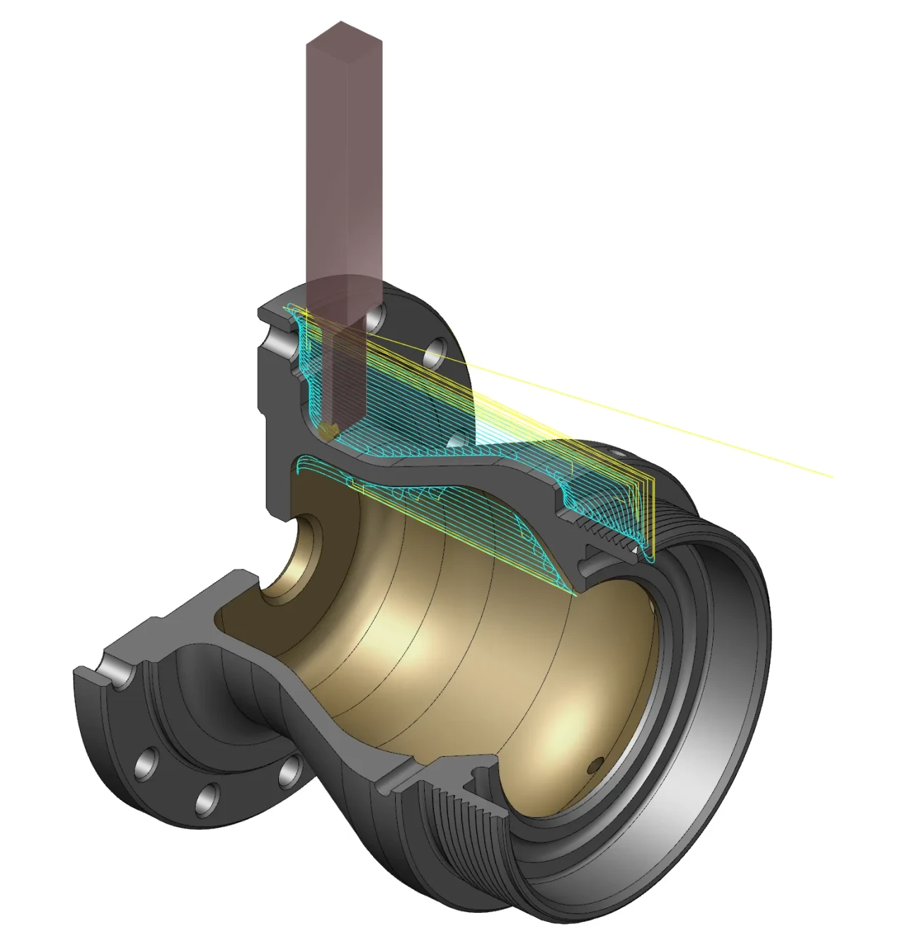 Mastercam Lathe Dynamic Rough