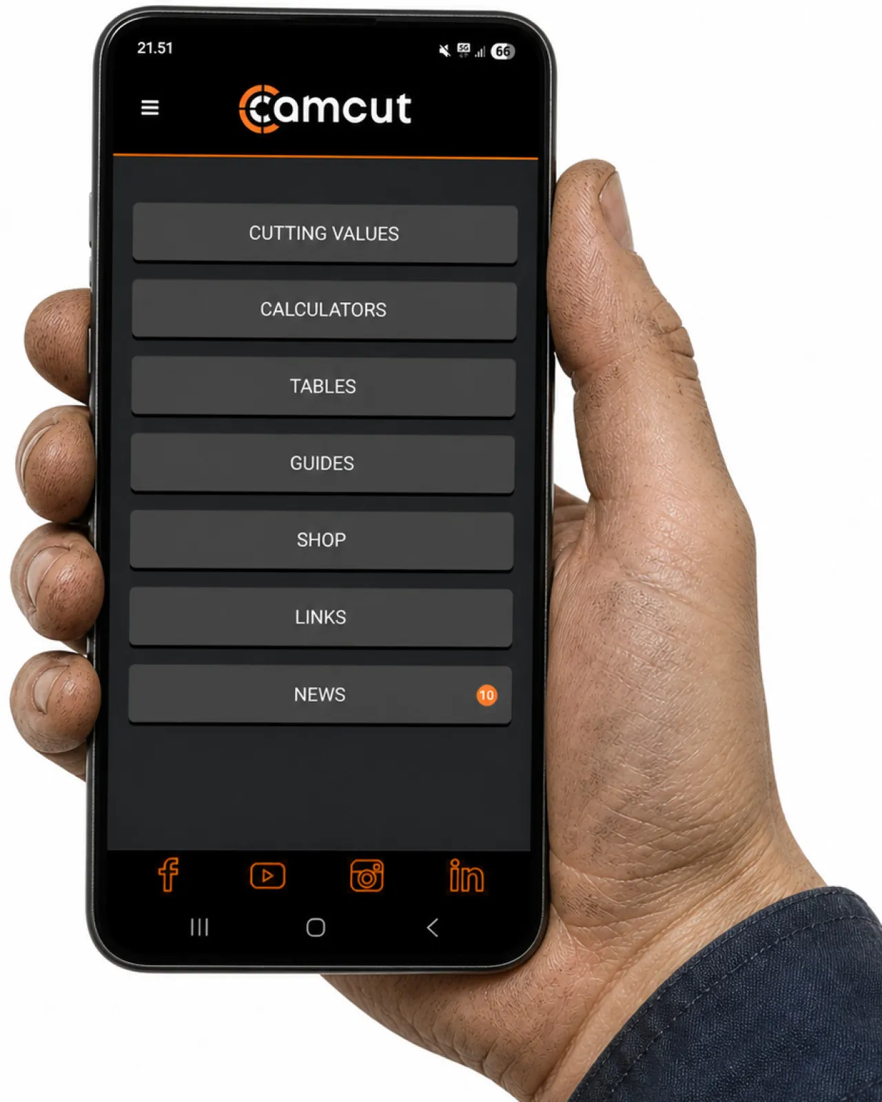 Camcut mobile app